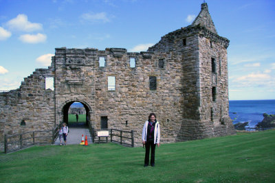 Deborah at St Amdrews Castle.jpg