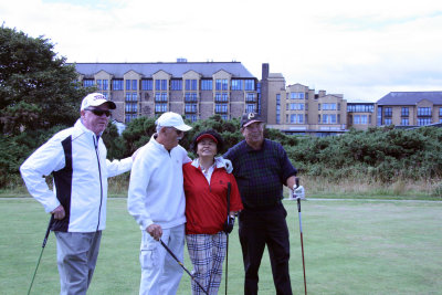 Kevin Eric Mary and Bill at St Andrews New Course.jpg