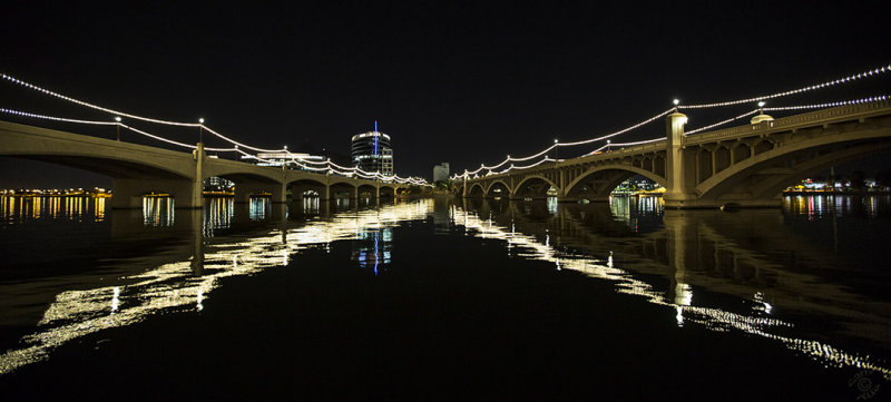 Tempe Lake, Mill Ave Bridges