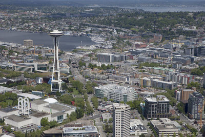 Space Needle, Pacific Science Center, EMP Center, Seattle
