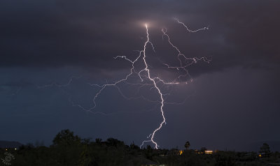 Lightning to the East