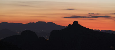 Kitt Peak, Thimble Peak, Tucson Twilight