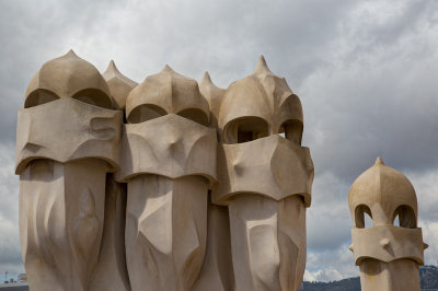 Casa Milá Chimneys