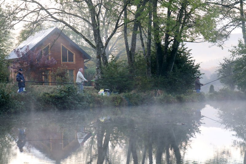 Our fishermans in the mornings fog