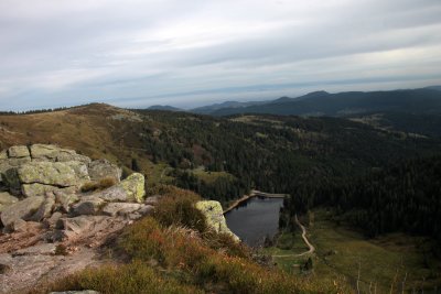 Bird's eye view of the lake of trouts