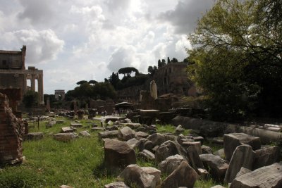 Le Forum - The Forum under a cloudy sky