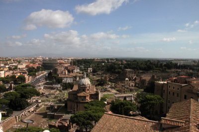 Vue sur la ville du monument Emmanuel II