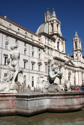 Piazza Navone : Fontaine du Maure