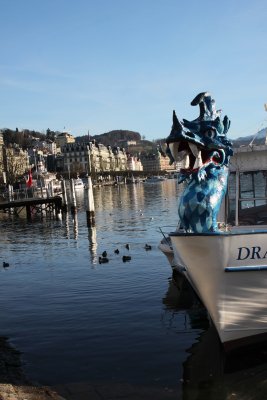 The lake of Lucerne called also the lake of the 4 districts
