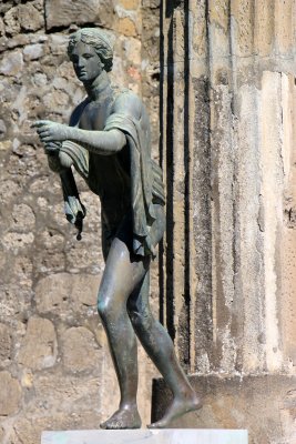 Pompi : Statue d'Apollon archer