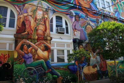 The Maestra Peace Mural  in the Mission District