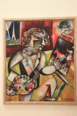 Chagall : Self-portrait with seven fingers Stedelijk museum