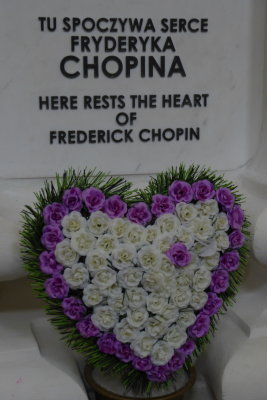 Chopin's heart in Holy Cross Church