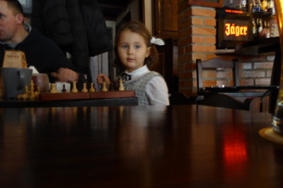 4 years old, future chess master?