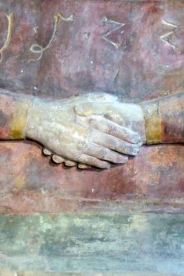 Relief A la fidélité Symbole de la Corporation des Tailleurs de Colmar (1522)