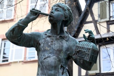 Statue du Meiselocker (charmeur de msanges)