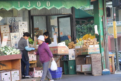 Street scene in Chinatown