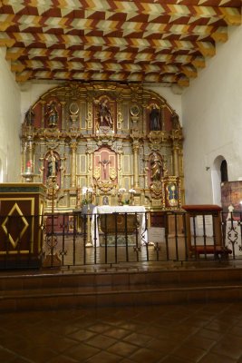 Interior of Mission dolores church