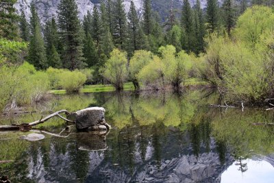 Lower pool of Mirror Lake