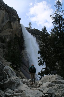 Still 400 steps to climb up to the Nevada Fall