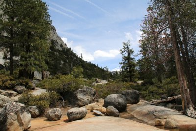 On top of the Nevada Fall