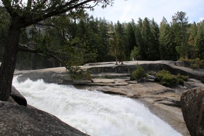 On top of the Nevada Fall