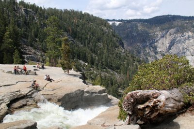 On top of the Nevada Fall
