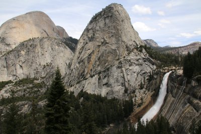 A last shot of the Nevada Fall before going back