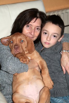 Léo, Grandma and me