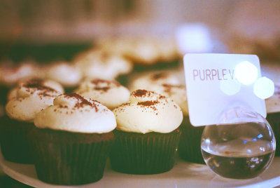 purple velvet cupcakes