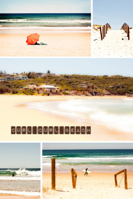 Curl Curl Beach Collage