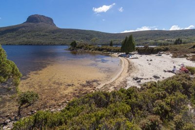 Lake Will has several small but beautiful white quartzite sand beaches