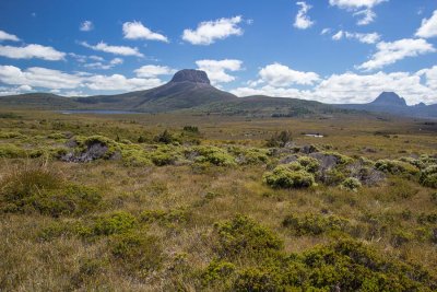 Lake Will, Barn Bluff, and Cradle Mountain