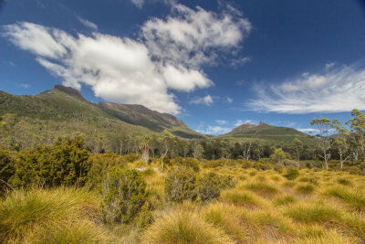 Frog Flats, surrounded by mountains