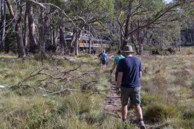 Back to New Pelion Hut before continuing our journey (only a little way to go!)