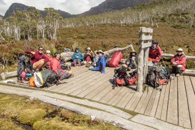 Lunchtime on Pelion Gap