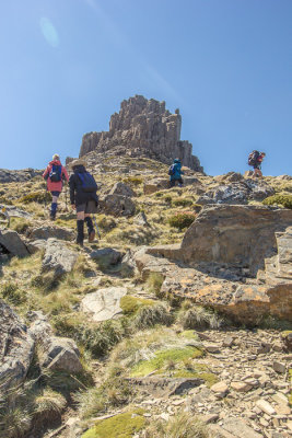 The further up we go, the steeper it gets