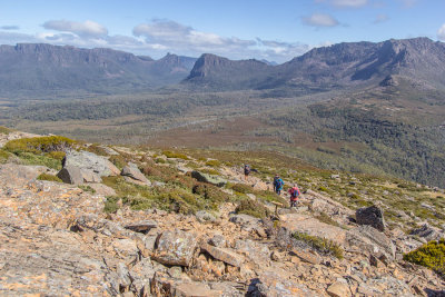 The going is easier on the lower slopes