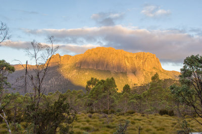 Sunset on Cathedral Mountain