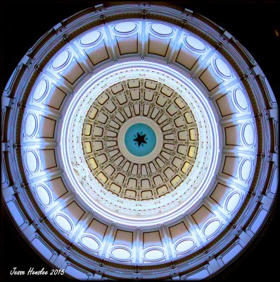 Texas State Capitol Rotunda's Dome