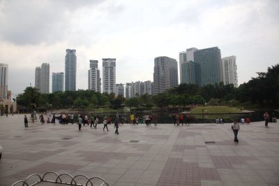 Park behind Petronas towers (KLCC)