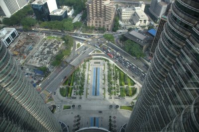 View from the Petronas towers (KLCC)