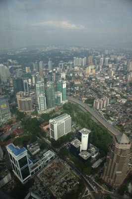 View from the Petronas towers (KLCC)
