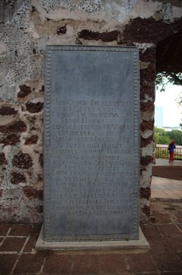 Dutch tombstone Melaka