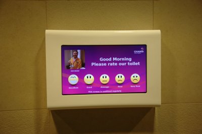 Changi Airport Bathroom, Sinagpore