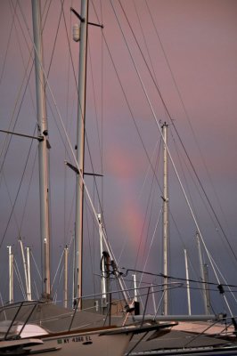 Lines In Front of a Dissipating Rainbow