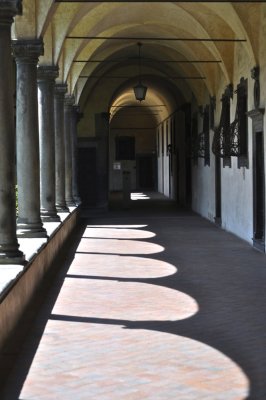 Courtyard of the Biblioteca Laurenziana 