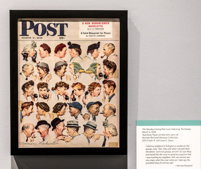 The Gossips Cover for The Saturday Evening Post