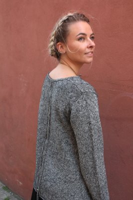 Masai pullover, with zip detail
