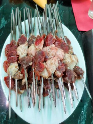 Korean style barbecue meat